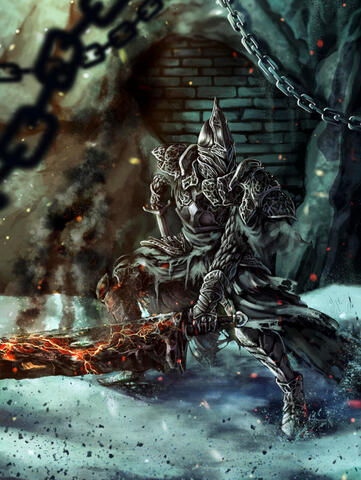 Contributing artist to the independent fan-zine "The First Flame" for Fromsoftware's trilogy "DARK SOULS" in 2018.